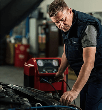 Perform the required maintenance or service